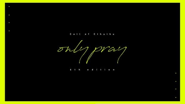 CoC「only pray」