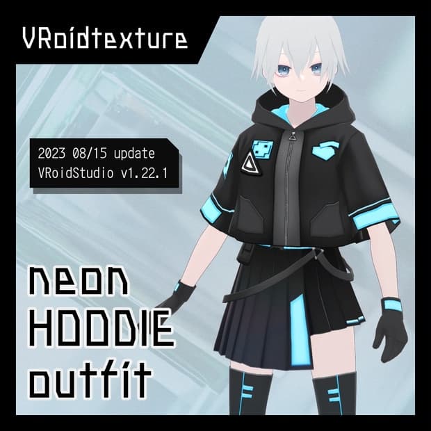 VRoid ネオンパーカー