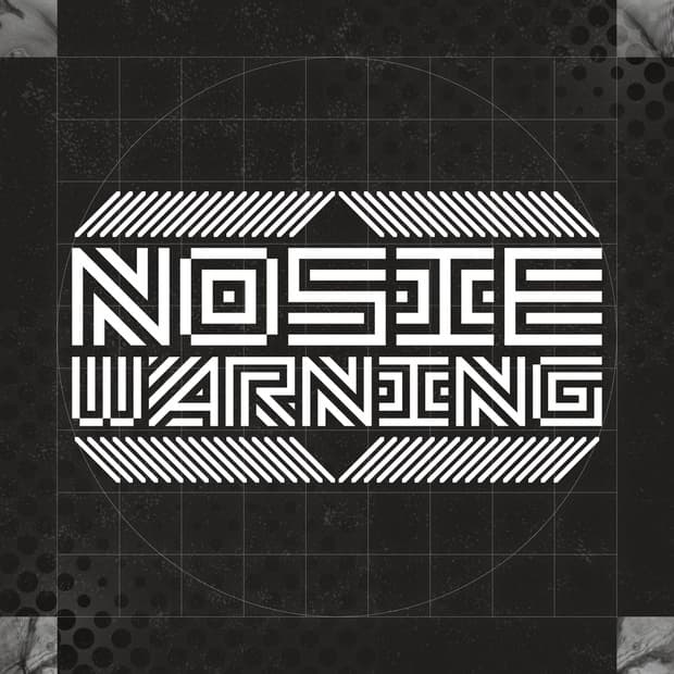 「旧バージョン」【フリーフォント】騒音警示 Nosie Warning